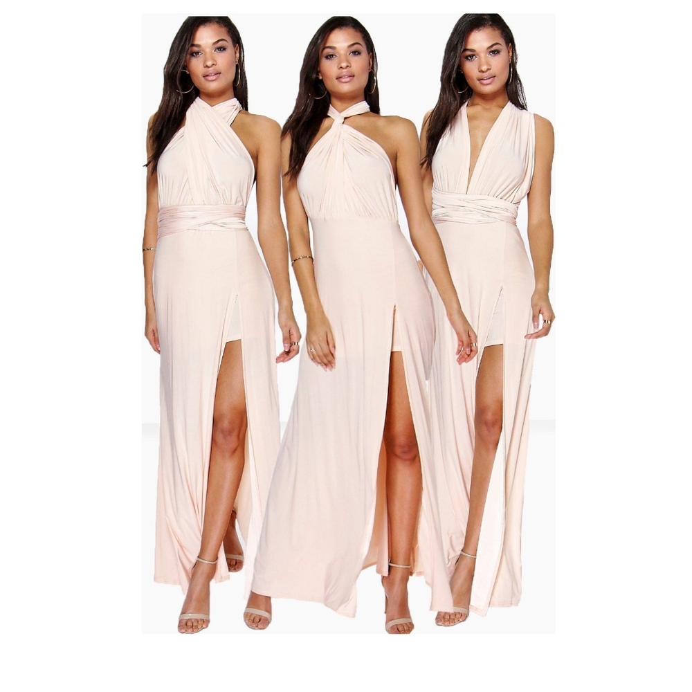 Multiway Side Split Maxi Dress